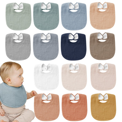 Baby & Toddler Baby Bib – Baby Mixed Color-10pcs Polyester Outfit Set – main product image