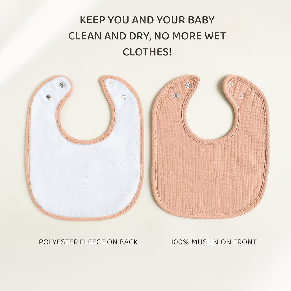 Baby & Toddler Baby Bib – Baby Mixed Color-10pcs Polyester Outfit Set – view 6