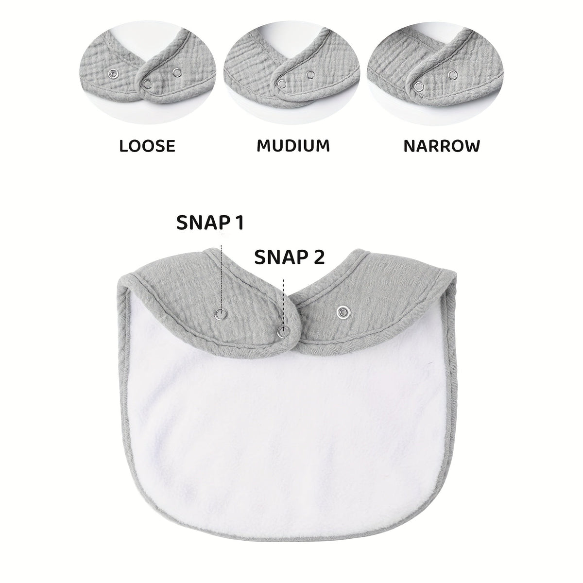 Baby & Toddler Baby Bib – Baby Mixed Color-10pcs Polyester Outfit Set – view 8