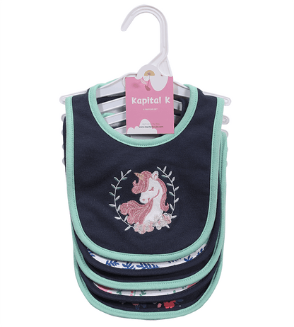 Baby & Toddler Baby Bib Multipack – Cotton Baby Bibs 5-Pack - Cartoon Embroidered – view 10