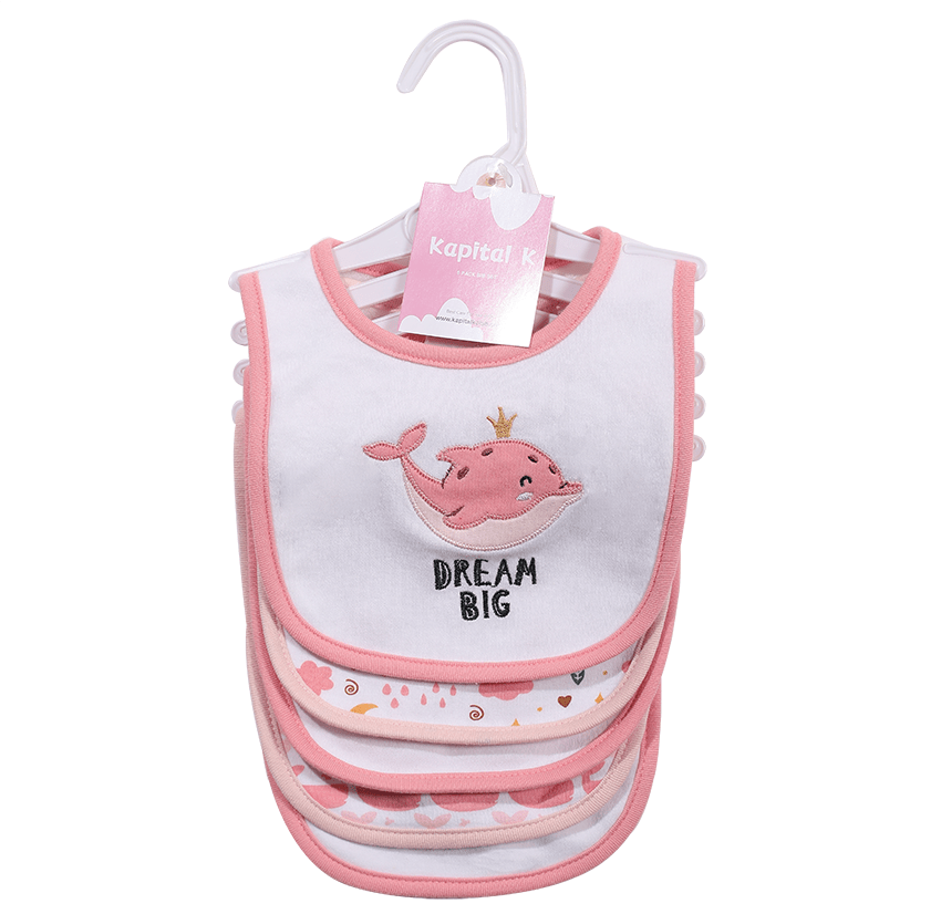 Baby & Toddler Baby Bib Multipack – Cotton Baby Bibs 5-Pack - Cartoon Embroidered – view 13