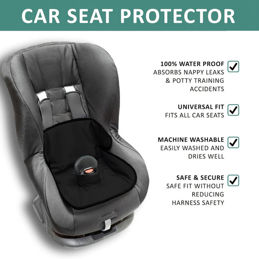 Baby & Toddler Car Seat Protector – Waterproof Car Seat Potty Training Mat - – main product image