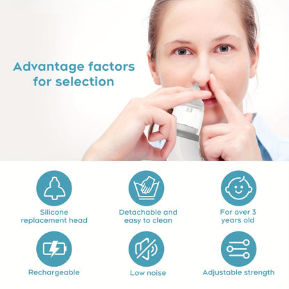 Baby & Toddler Facial Cleansing Device – Electric Pore Vacuum - 3 Suction Levels and LED – view 6