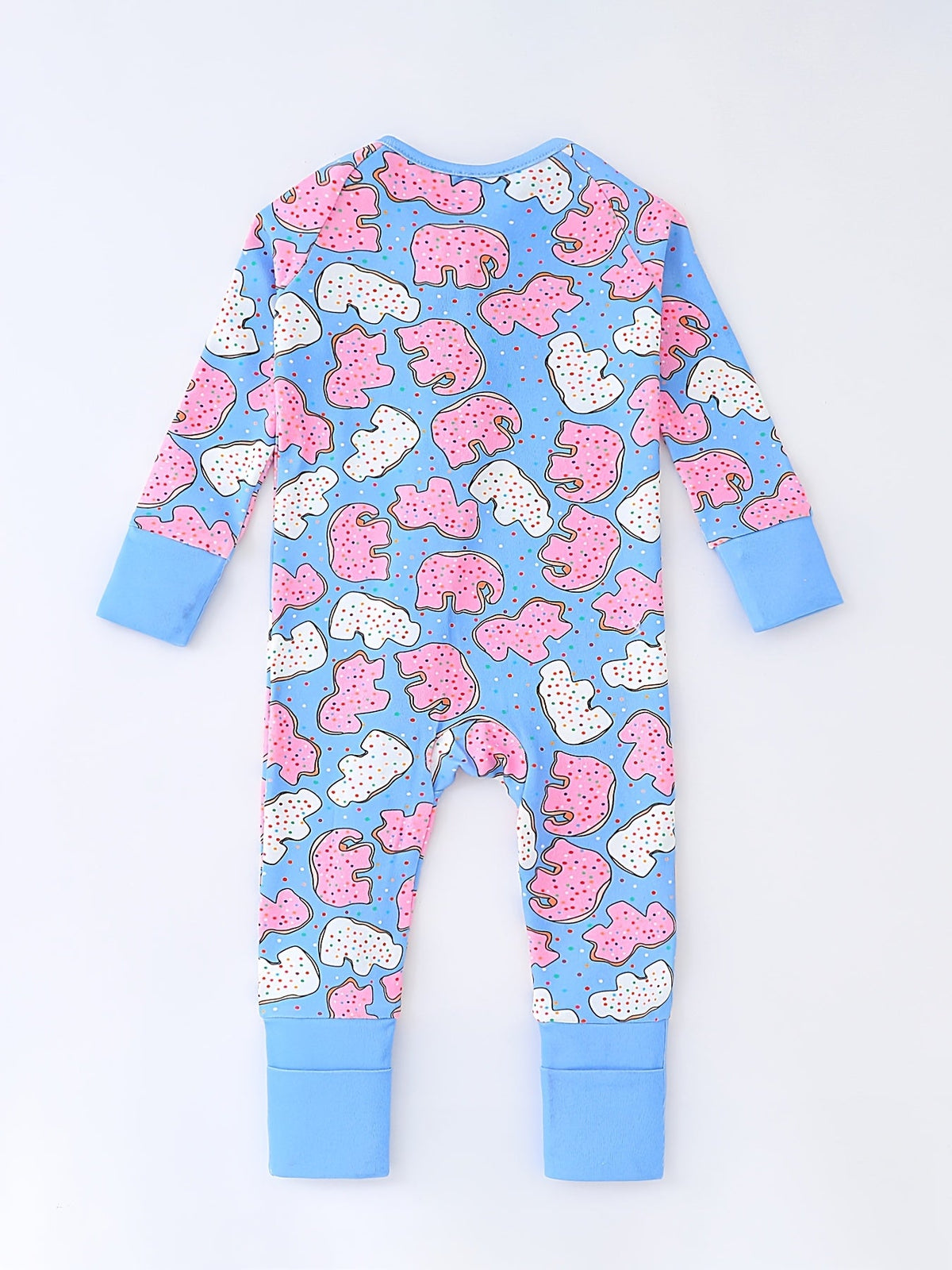 Baby Animal Print Sleeper - Two-Way Zip Romper – view 3