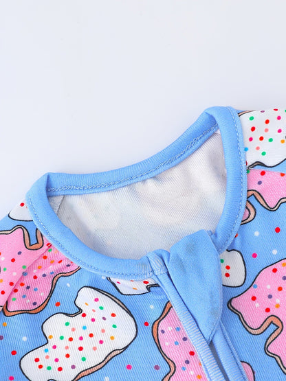 Baby Animal Print Sleeper - Two-Way Zip Romper – view 4