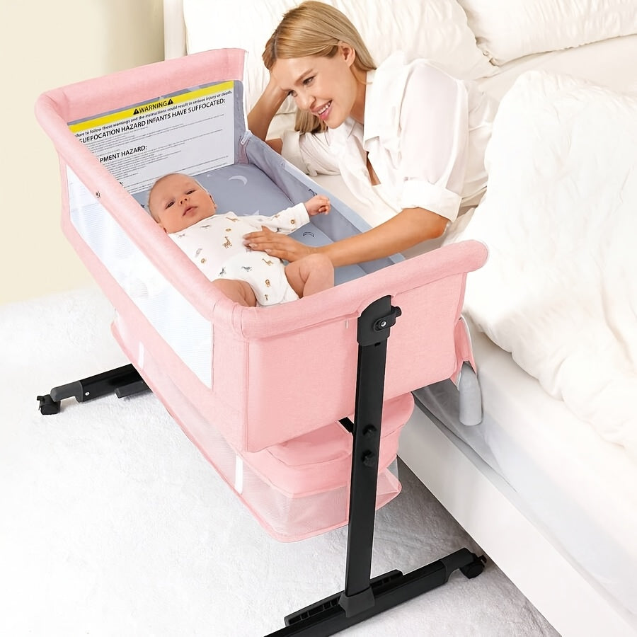 Baby Bassinet - Adjustable Bedside Basinet Height 0853 – view 3