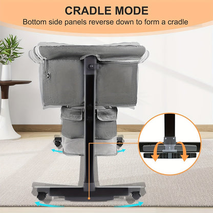 Baby Bassinet - Adjustable Bedside Basinet Height 0853 – view 5
