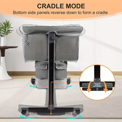 Baby Bassinet - Adjustable Bedside Basinet Height – view 5
