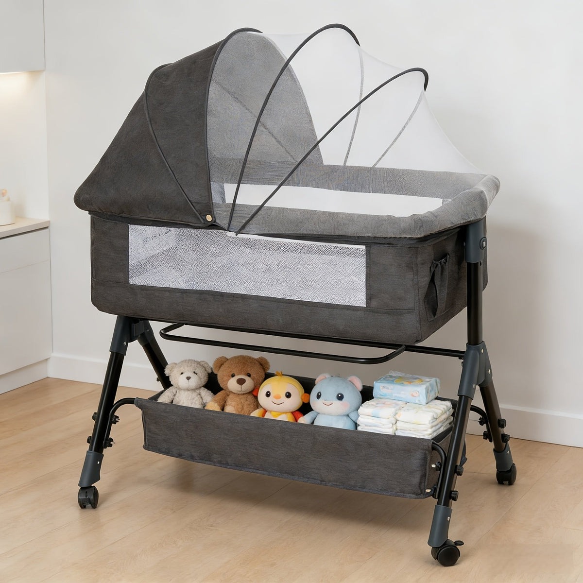 Baby Bassinet - Bedside 3in Sleeper Wheels – view 2