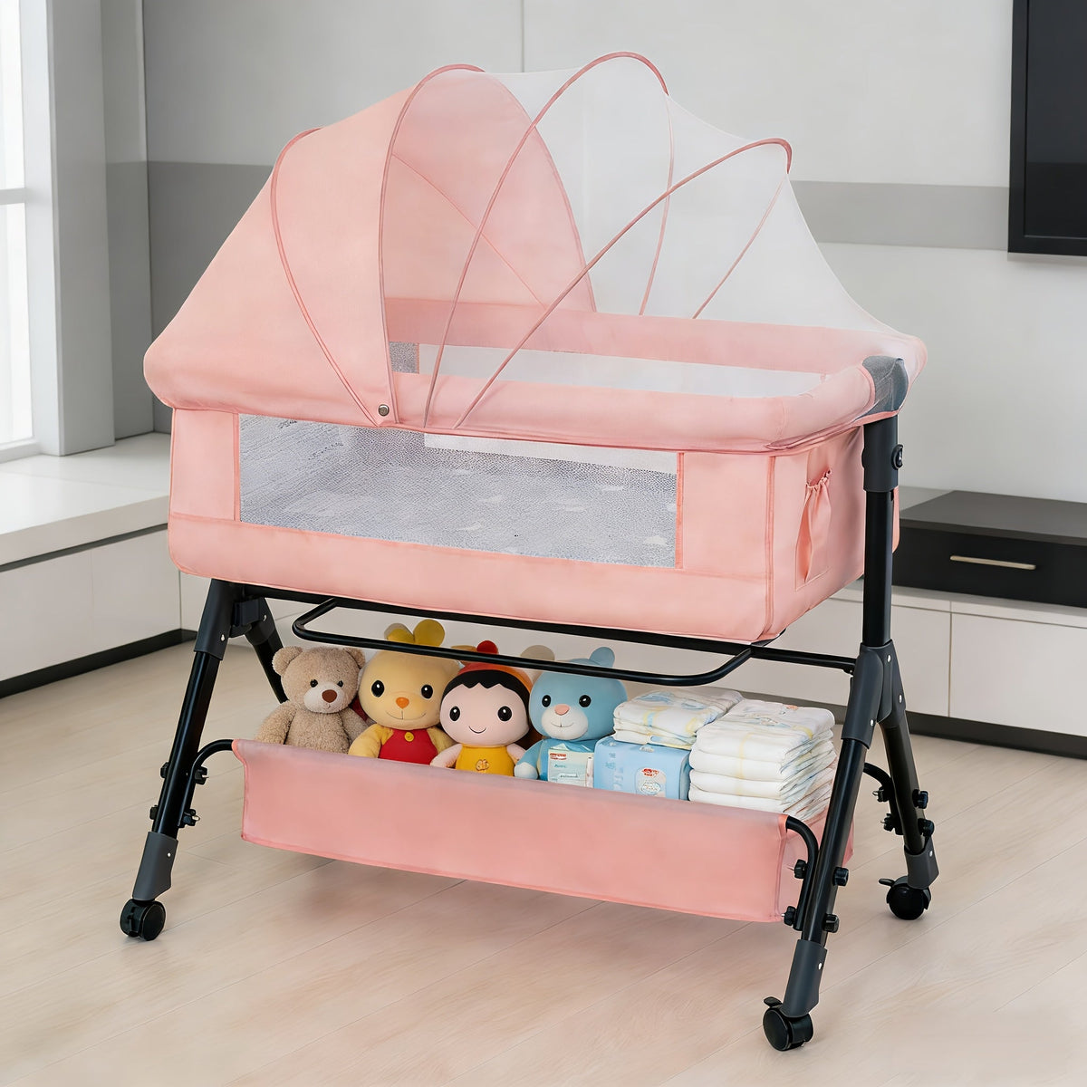 Baby Bassinet - Bedside 3in Sleeper Wheels – view 4