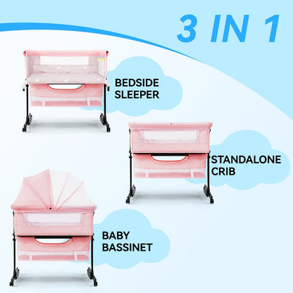 Baby Bassinet - Portable Foldable Bedside Cradle – view 9