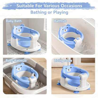 Baby Bath Seat - Non-Slip Soft Months Seats – view 8
