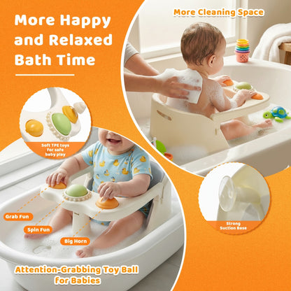 Baby Bath Seat - Non-Slip Soft Shower Safety – view 2
