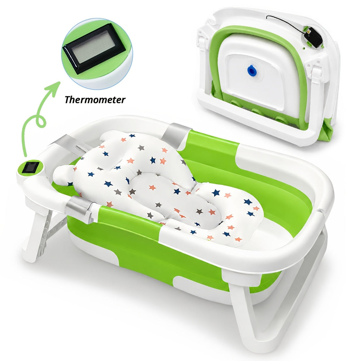 Baby Bathtub - Portable Foldable Travel Soft 2917 – view 3