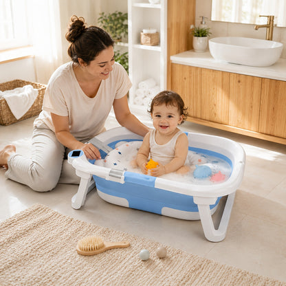 Baby Bathtub - Portable Foldable Travel Soft 2917 – view 6