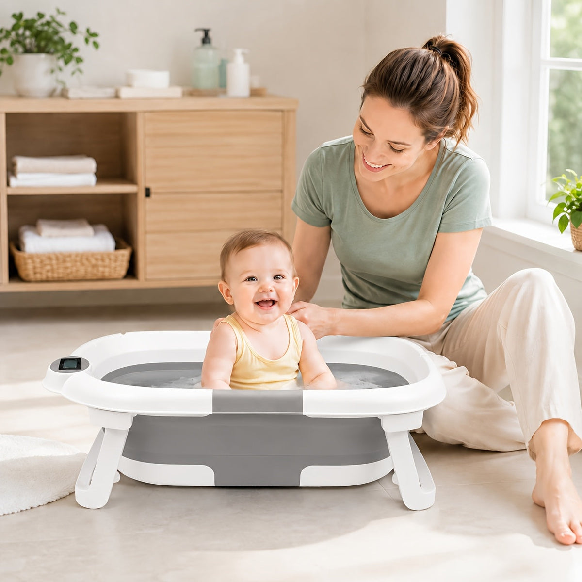 Baby Bathtub - Portable Foldable Travel Soft 2917 – view 12