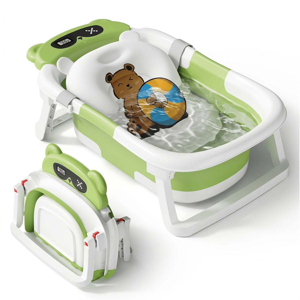 Baby Bathtub - Portable Foldable Travel Soft – view 3