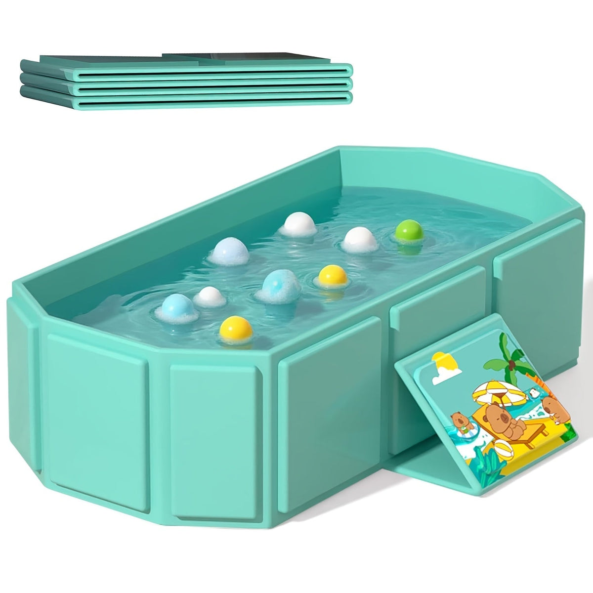 Baby Bathtub - Portable Folding 79gal Inches – view 5