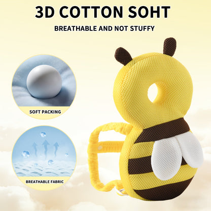 Baby Bee Head Protection Cushion - Walking Safety Pillow – view 3