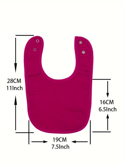 Baby Bib - 10-pcs Adjustable Muslin 10pcs – view 3