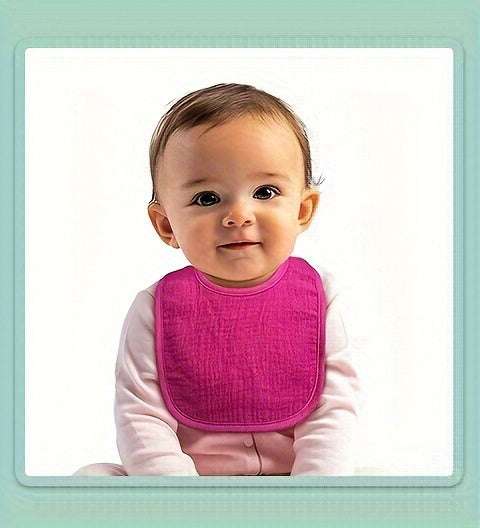 Baby Bib - 10-pcs Adjustable Muslin 10pcs – view 12
