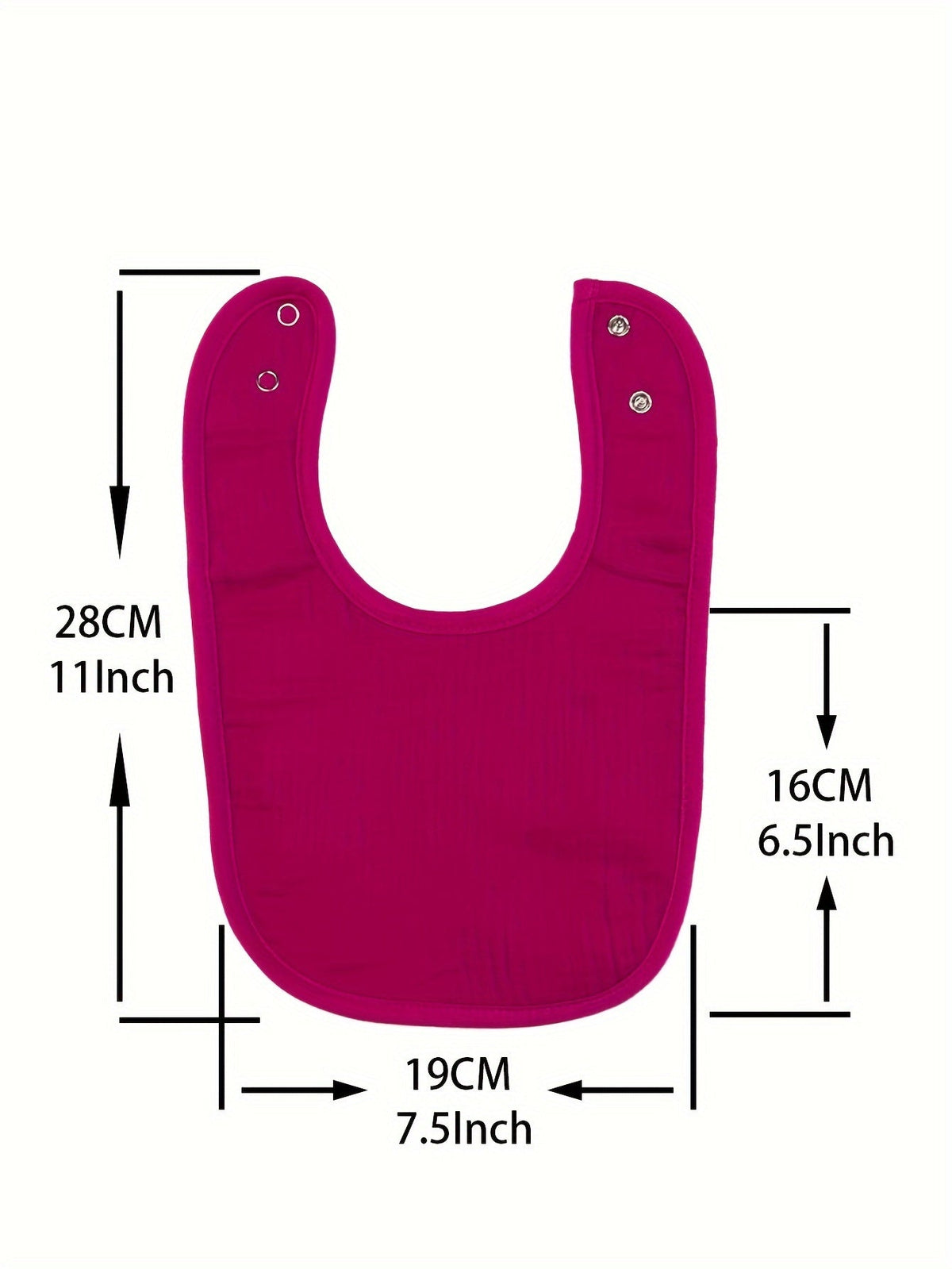 Baby Bib - 10-pcs Adjustable Muslin 10pcs – view 14