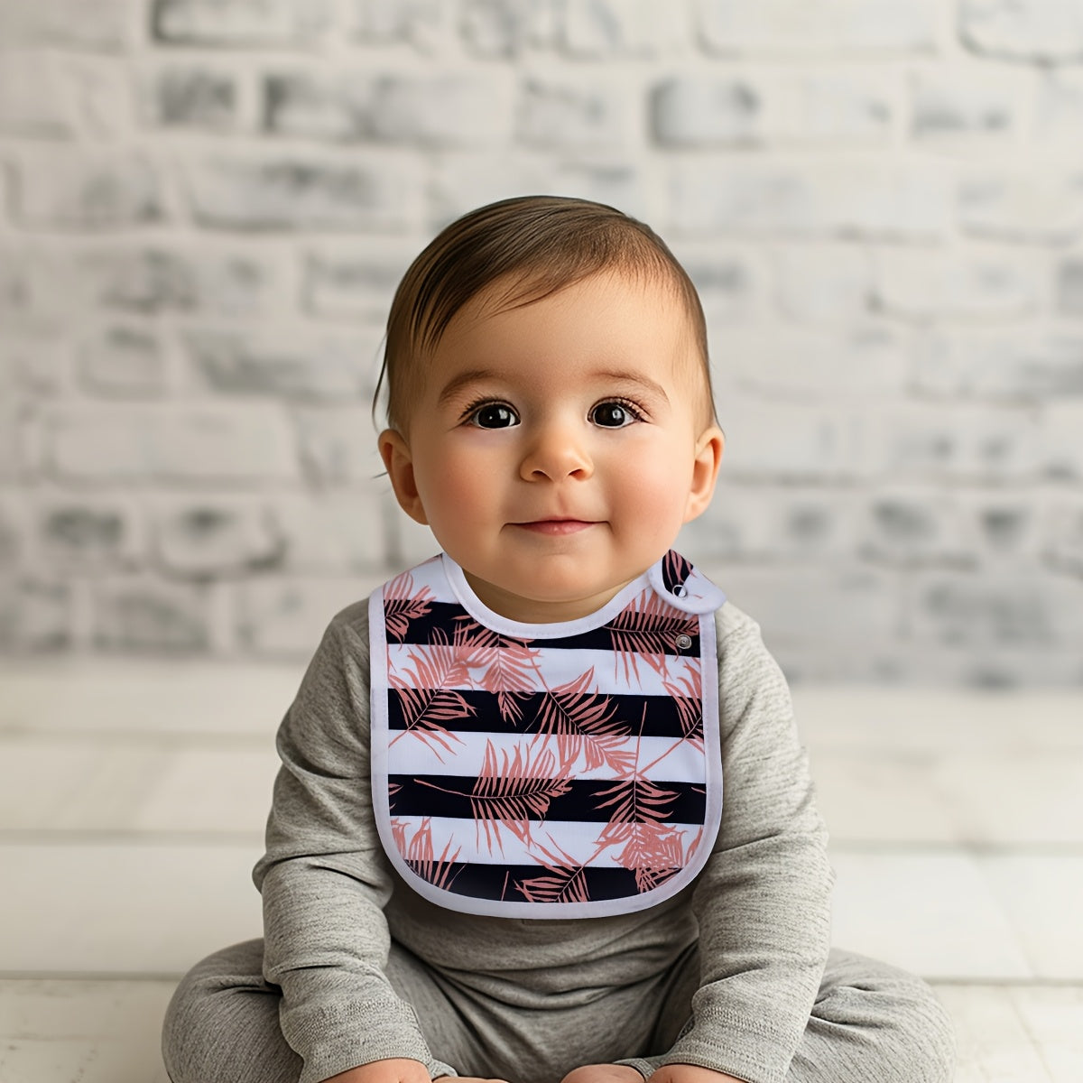 Baby Bib - 12-pcs Adjustable 12pcs Bibs – view 6