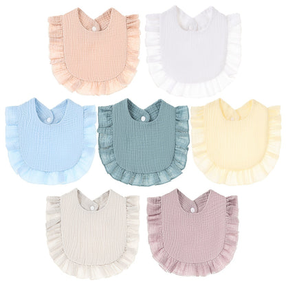 Baby Bib - 7-pack Adjustable Muslin Soft – main product image
