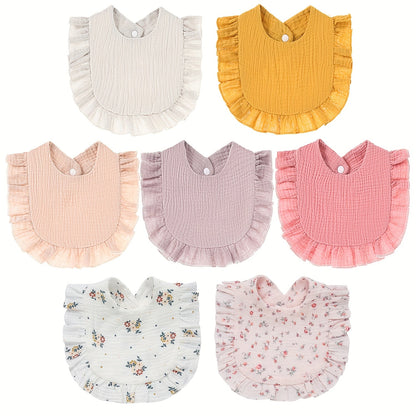 Baby Bib - 7-pack Adjustable Muslin Soft – view 9