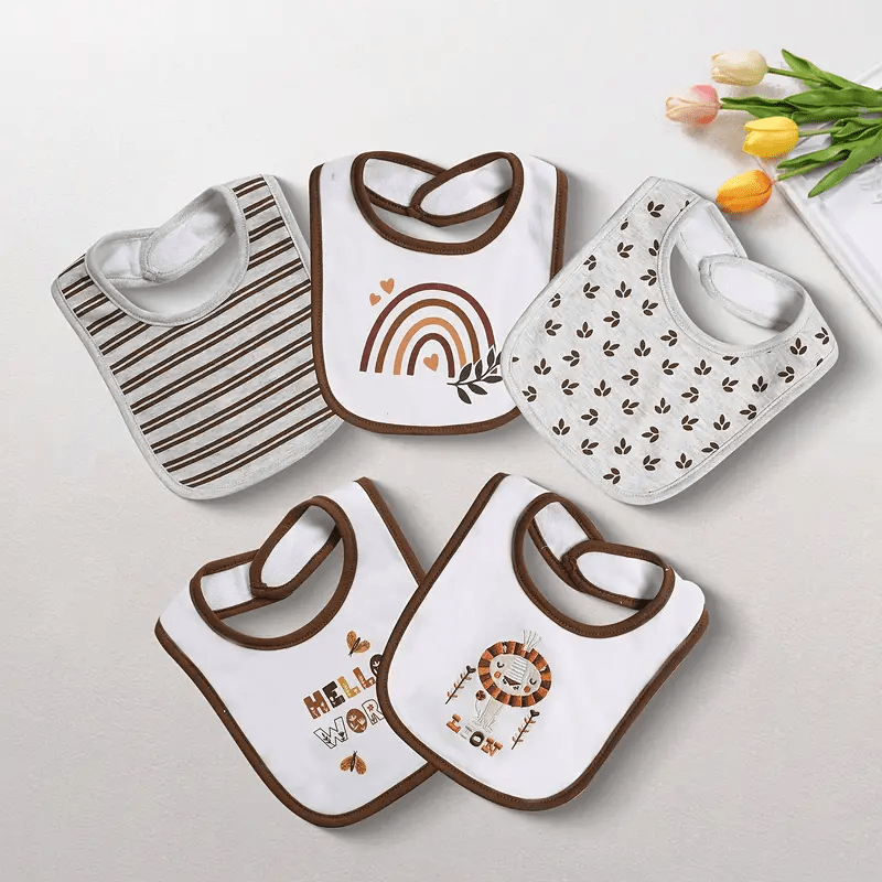 Baby Bib Set - Soft Absorbent Multipack – Cotton Outfit – view 5