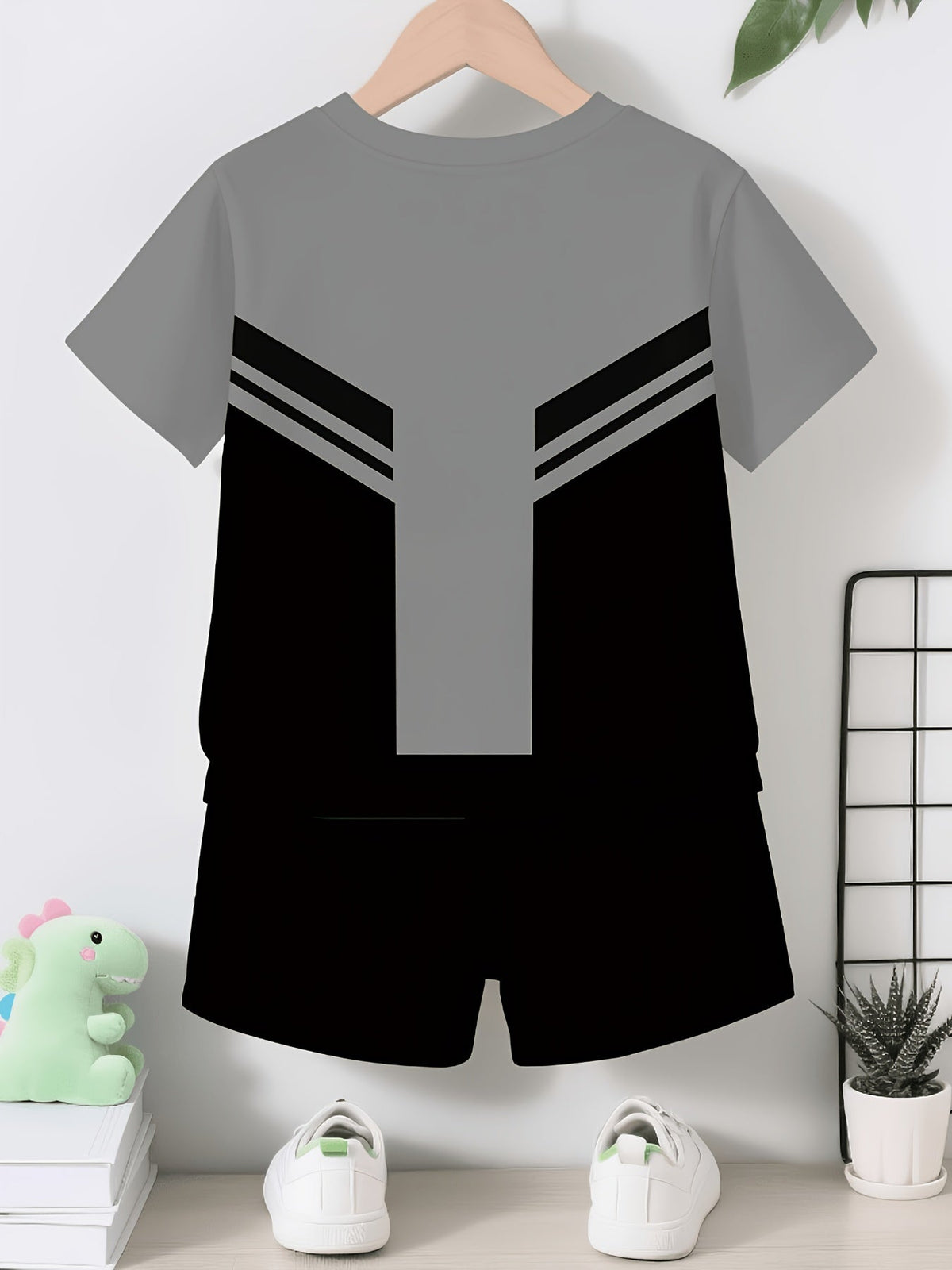 Baby Boy Graphic Outfit Set - Short Sleeve Summer – view 5
