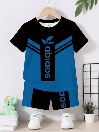 Baby Boy Graphic Outfit Set - Short Sleeve Summer – view 6