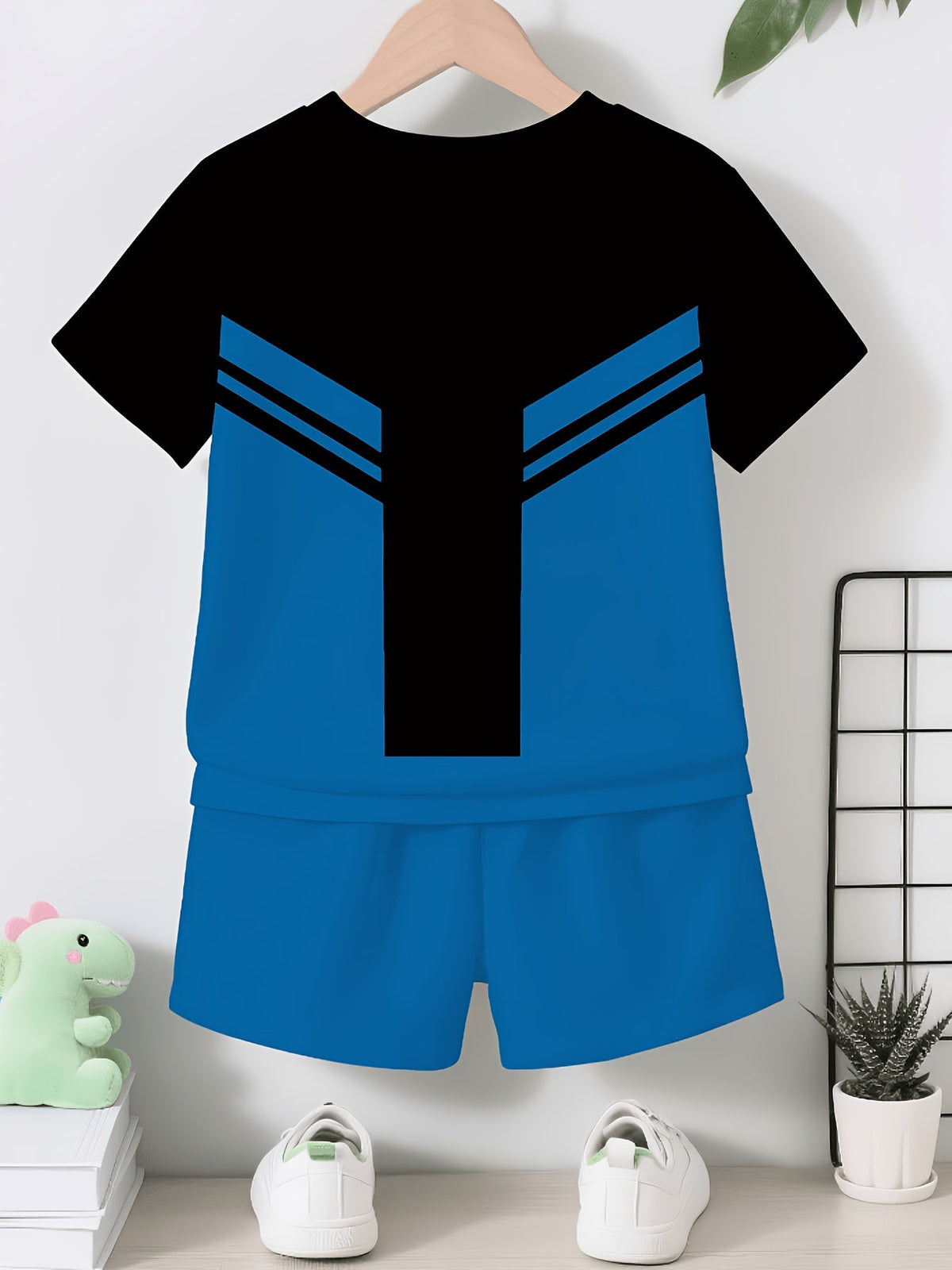 Baby Boy Graphic Outfit Set - Short Sleeve Summer – view 7