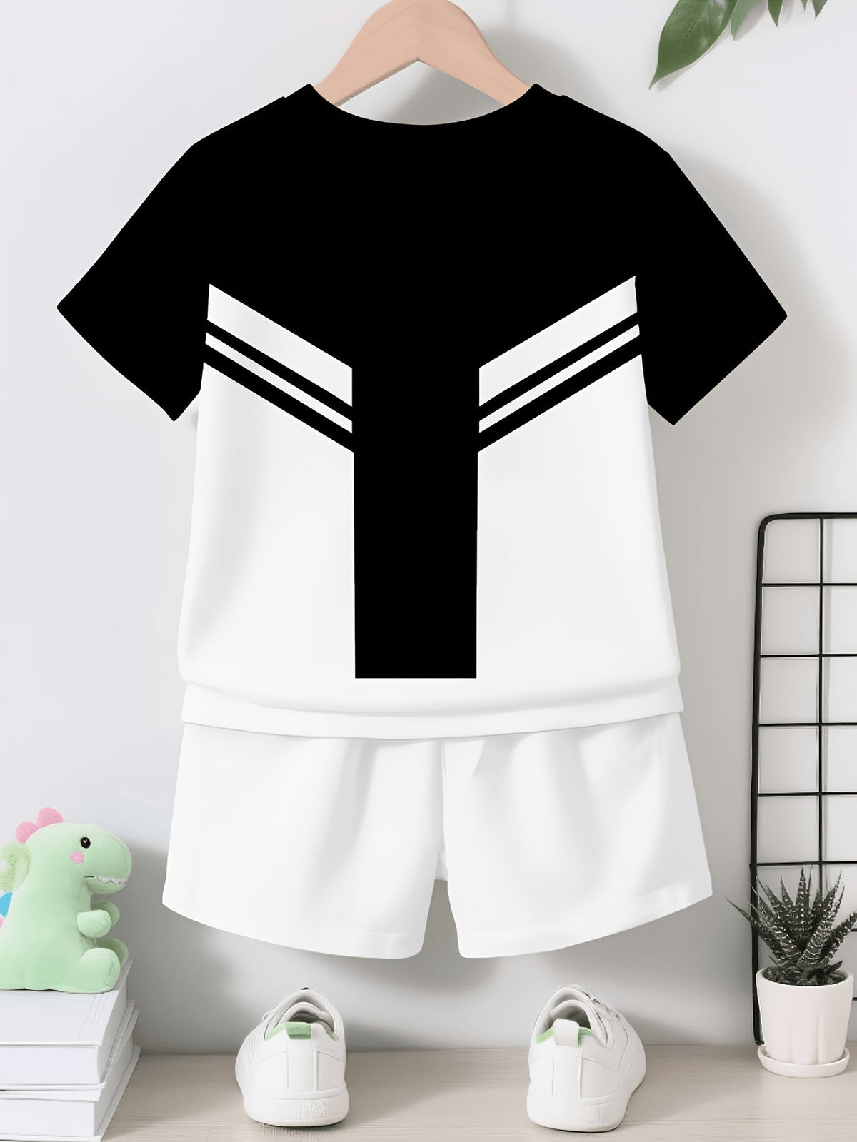 Baby Boy Graphic Outfit Set - Short Sleeve Summer – view 10