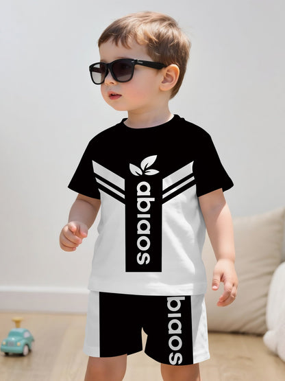 Baby Boy Graphic Outfit Set - Short Sleeve Summer – view 15