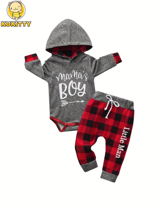 Baby Boy Graphic Outfit Set - Winter – main product image