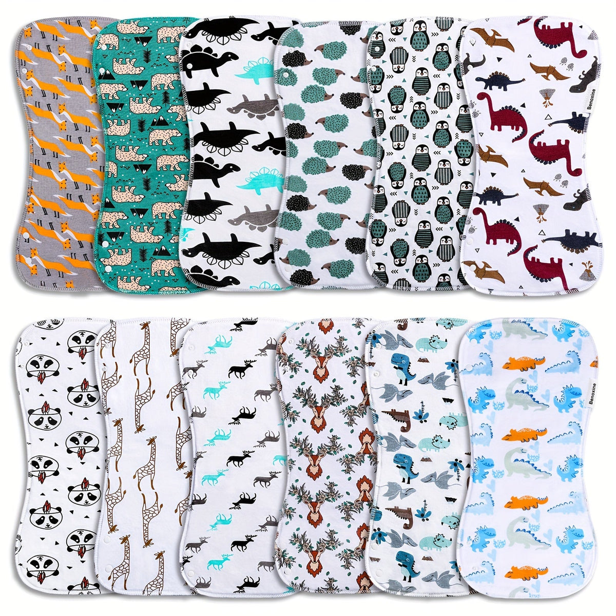 Baby Burp Cloth Set - Soft Absorbent Multipack – Lace Outfit – main product image