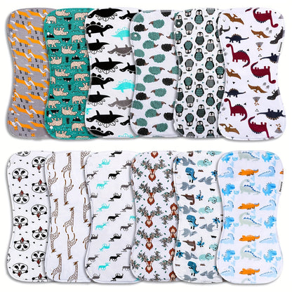 Baby Burp Cloth Set - Soft Absorbent Multipack – Lace Outfit – main product image