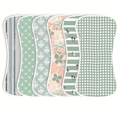 Baby Burp Cloth Set - Soft Absorbent Multipack – pink / Blue – view 7