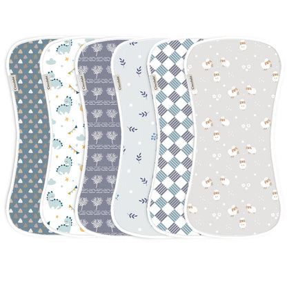 Baby Burp Cloth Set - Soft Absorbent Multipack – pink / Blue – pink option – view 4