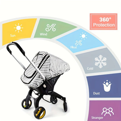 Baby Car Seat Cover - Breathable Covers Thick Berber – view 6