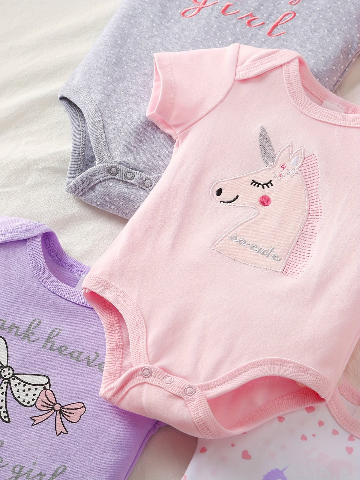 Baby Casual Bodysuit - Short Sleeve Summer – view 3