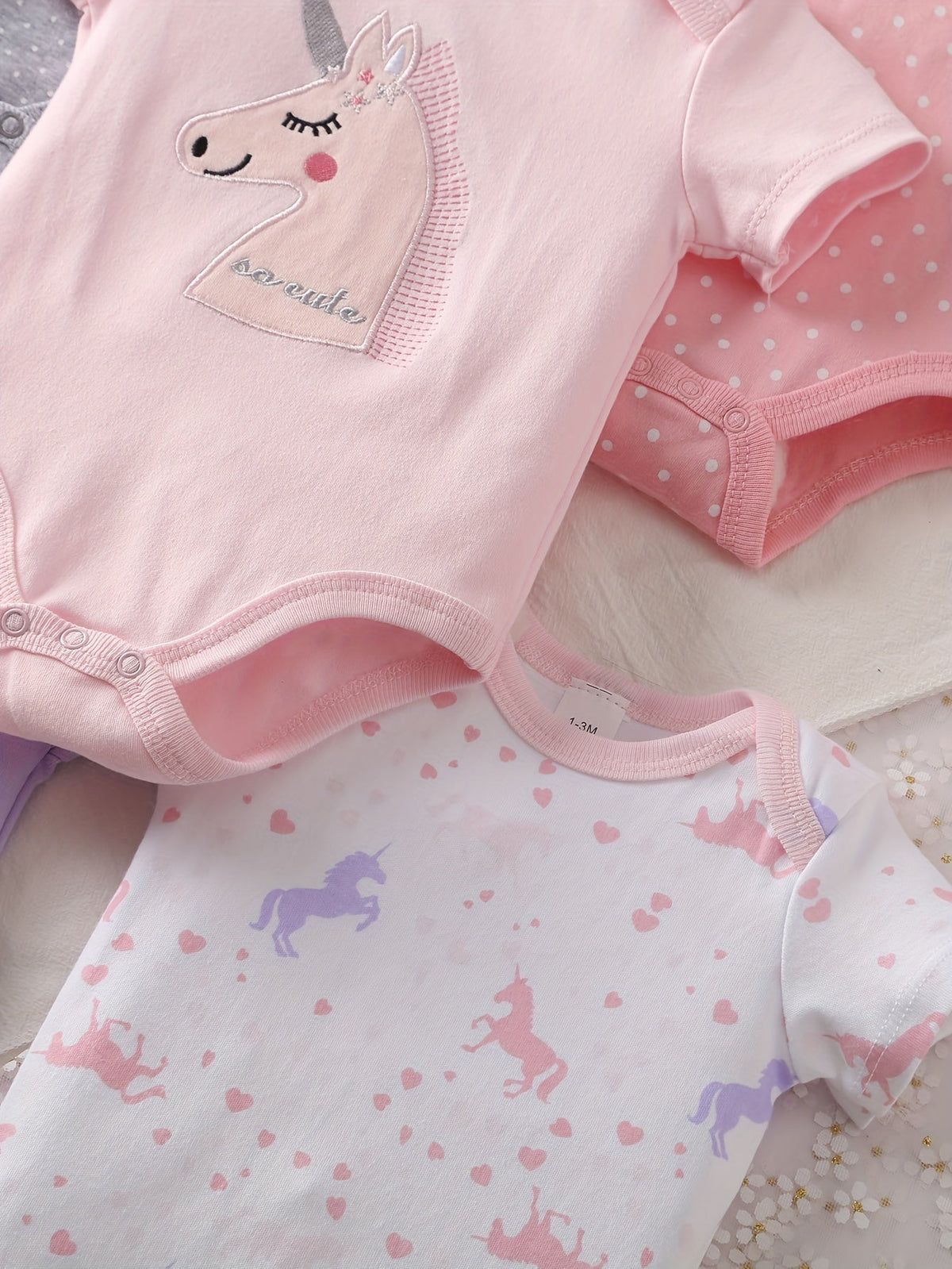 Baby Casual Bodysuit - Short Sleeve Summer – view 4