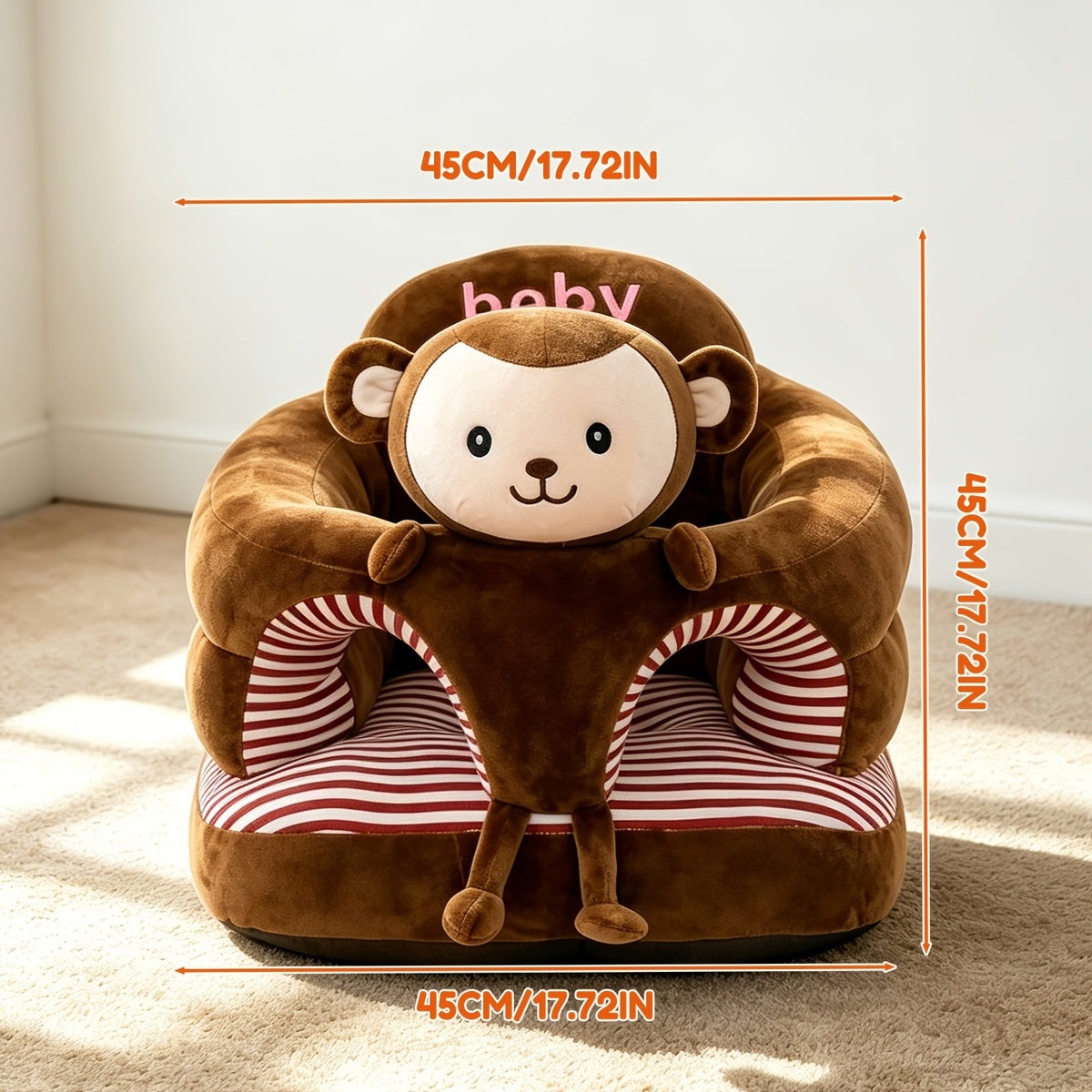 Baby Floor Seat - Sit Chair Cartoon Animals – view 2