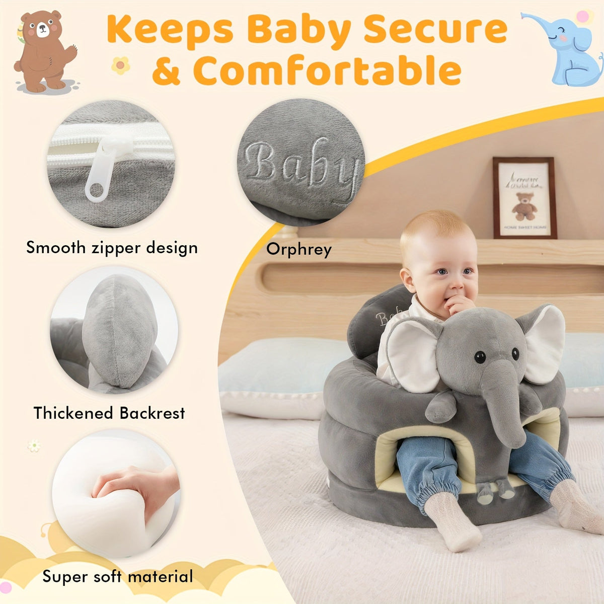 Baby Floor Seat - Sitting Support Seats 3-12 – view 4
