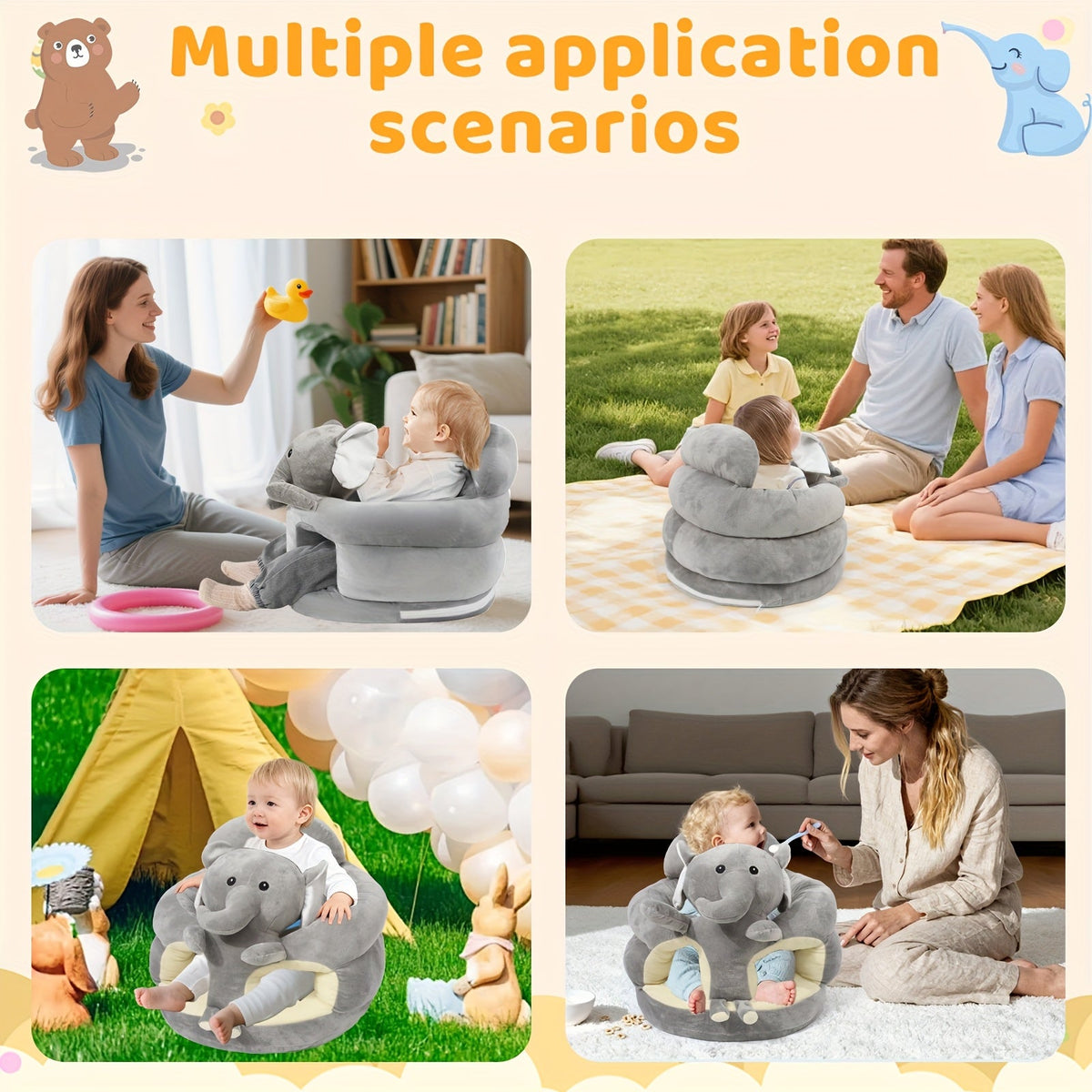 Baby Floor Seat - Sitting Support Seats 3-12 – view 6