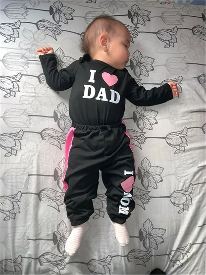 Baby Girl Casual Outfit Set – Black / White – view 17