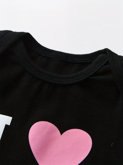 Baby Girl Casual Outfit Set – Black / White – view 19