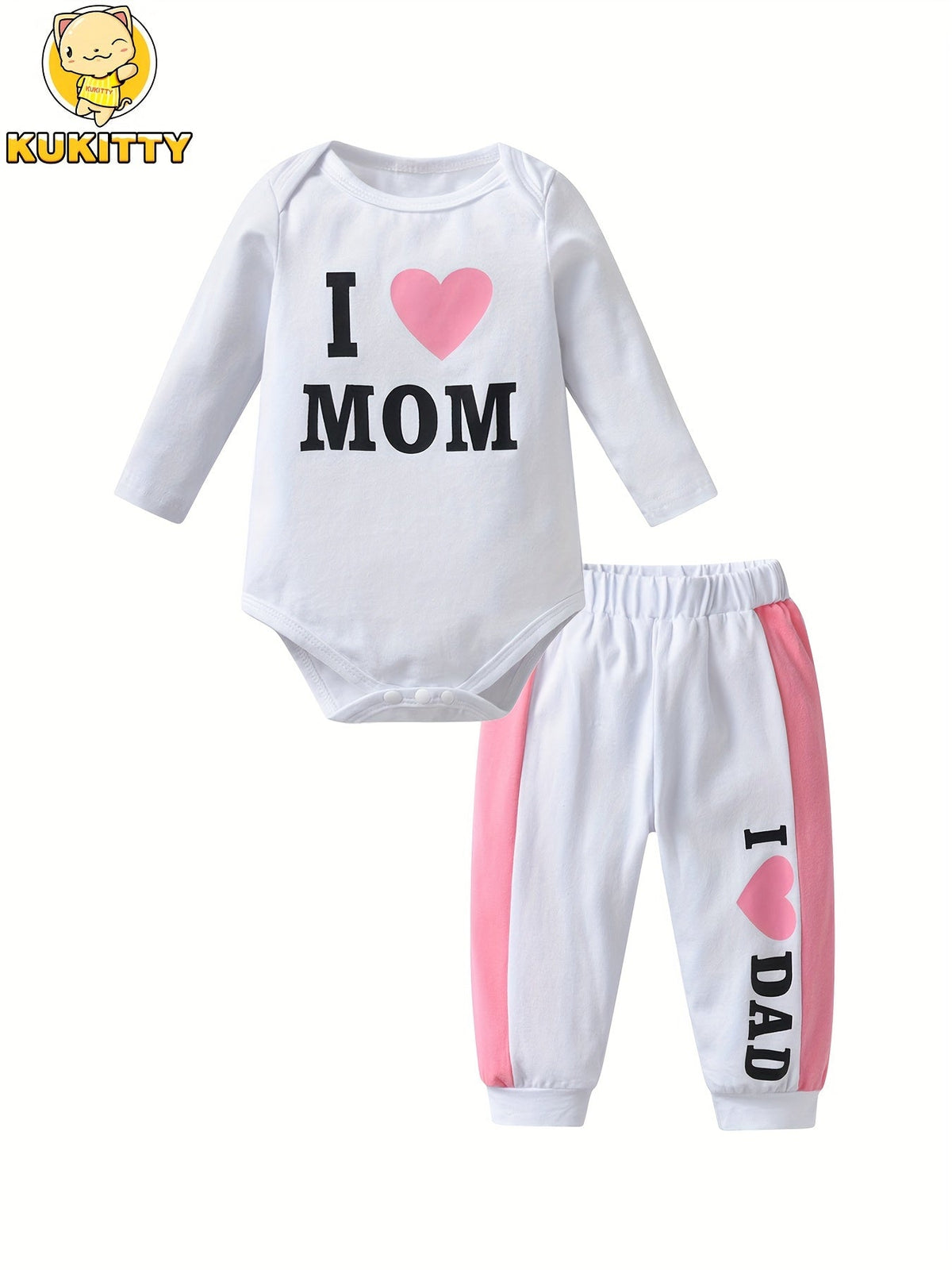 Baby Girl Casual Outfit Set – Black / White – view 23