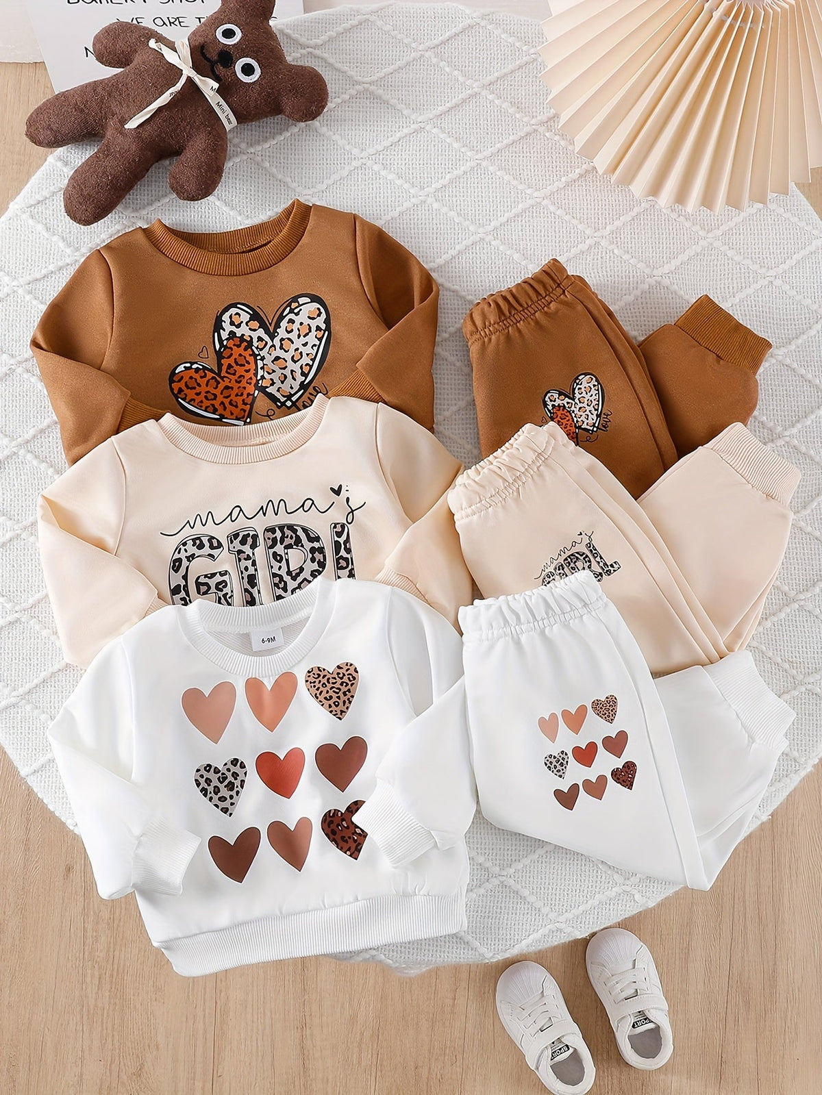 Baby Girl Casual Outfit Set - Long Sleeve Winter 8389 – view 11